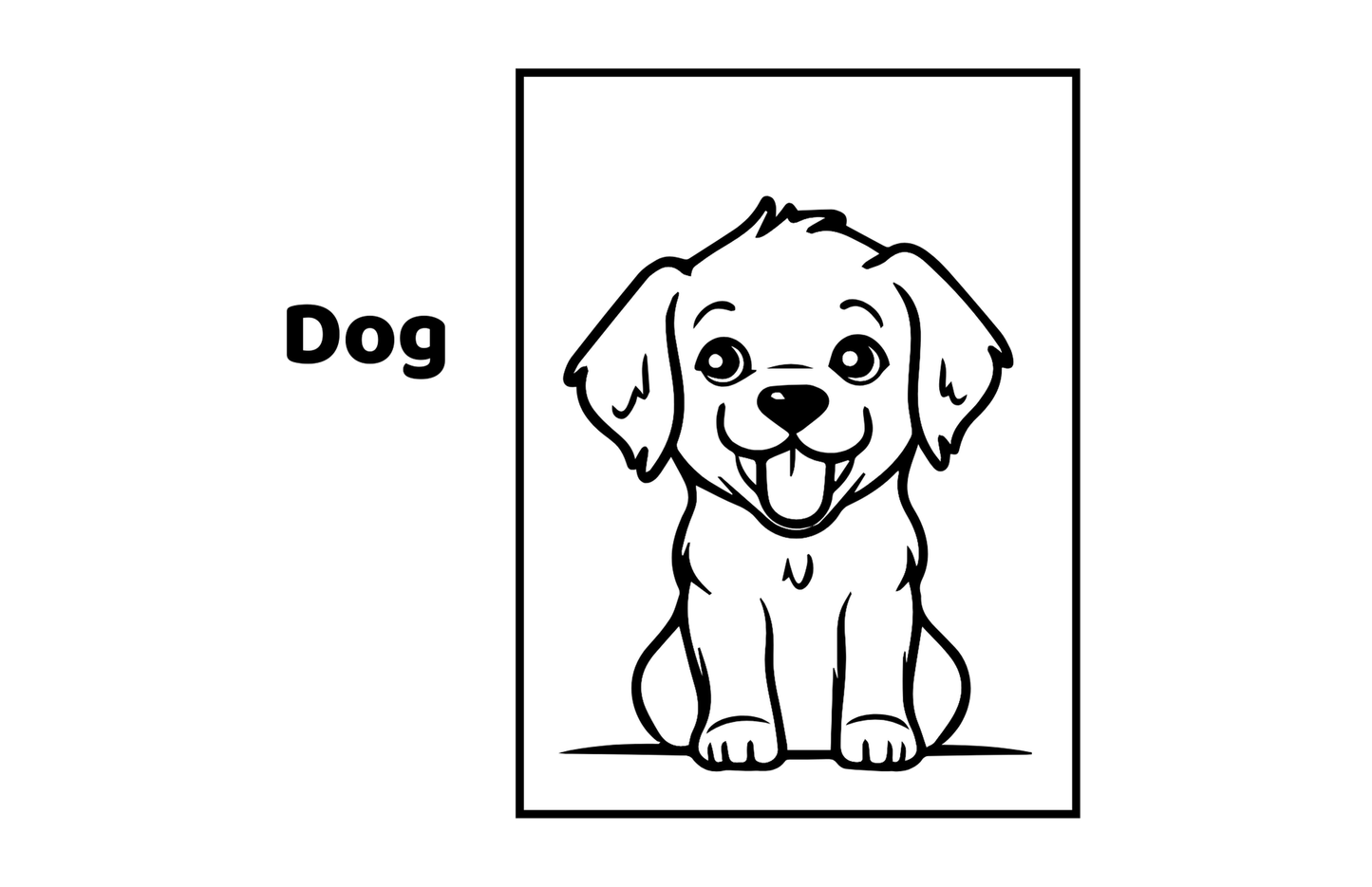 Pet animals coloring Book